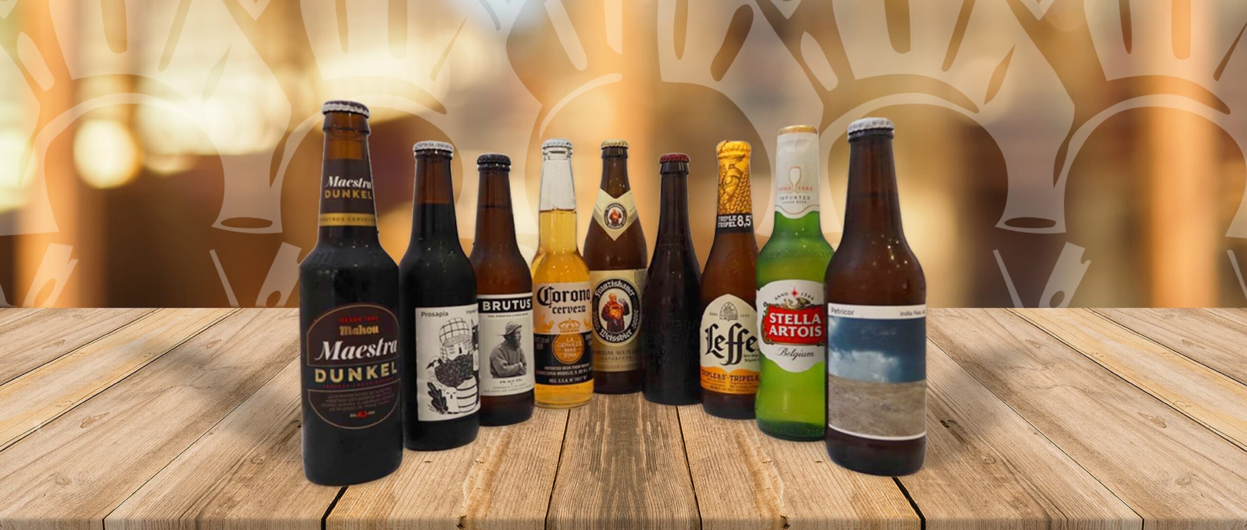 Bar Los Chopos cuenta con una amplia carta de cervezas artesanas